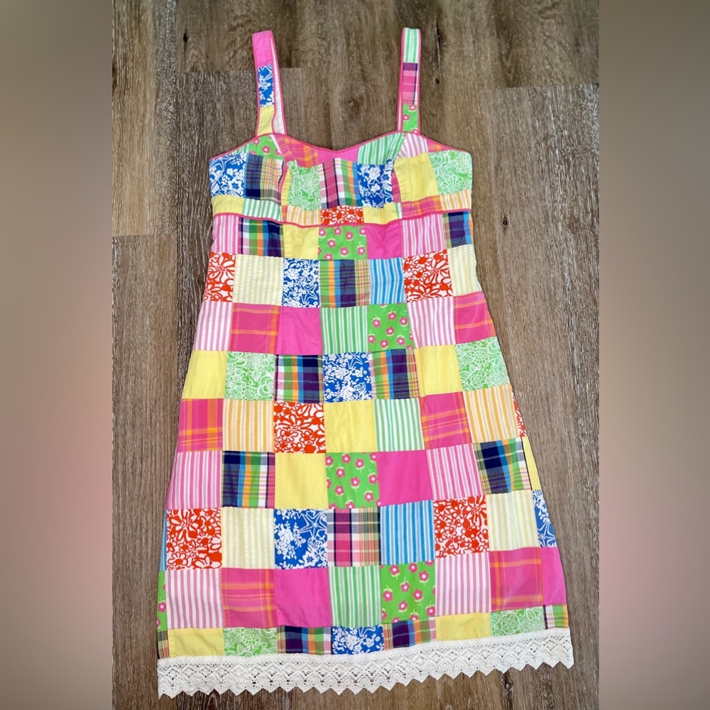 Lilly Pulitzer Multicolor Patchwork Dress